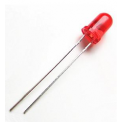 LED 5MM DIF ROJO